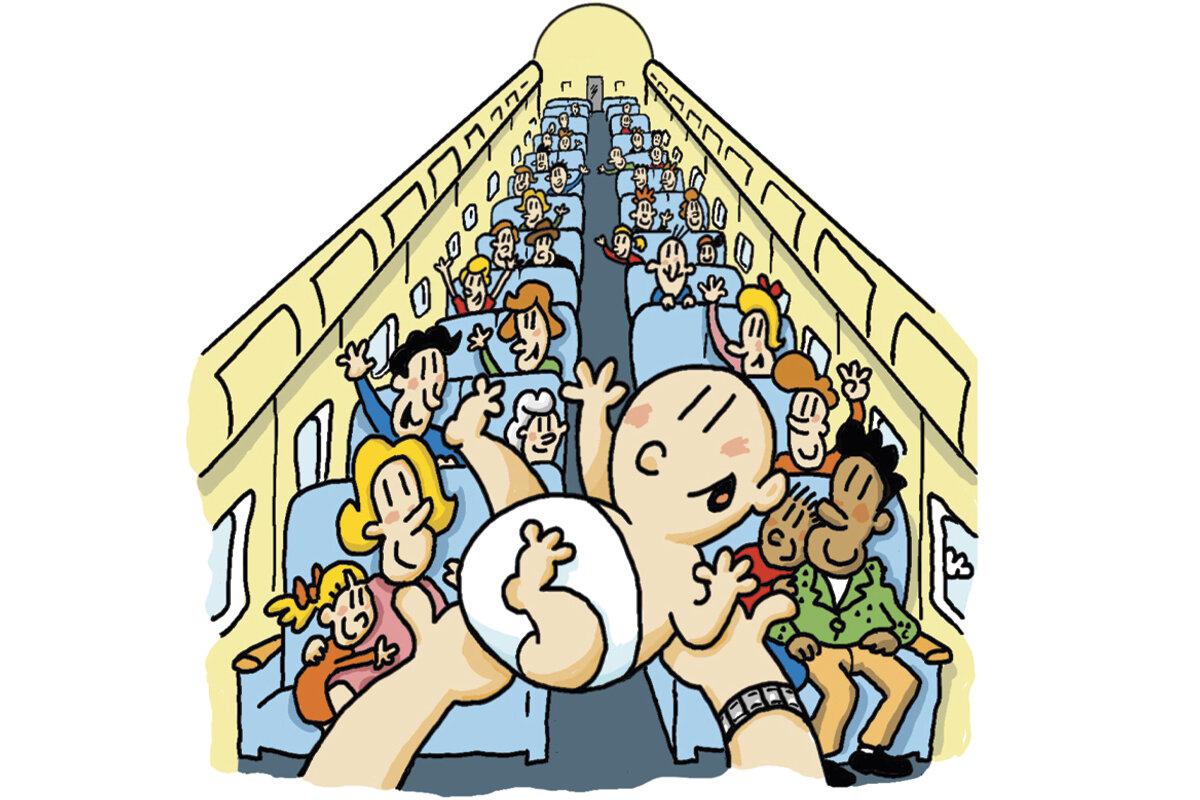 Come cry with me! A cross-country flight, a wailing baby – and communal joy.
