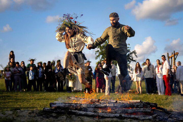 The Ivana Kupala festival, in Kyiv, Ukraine, is part of an ancient pagan tradition believed to cleanse sins and bring good health.