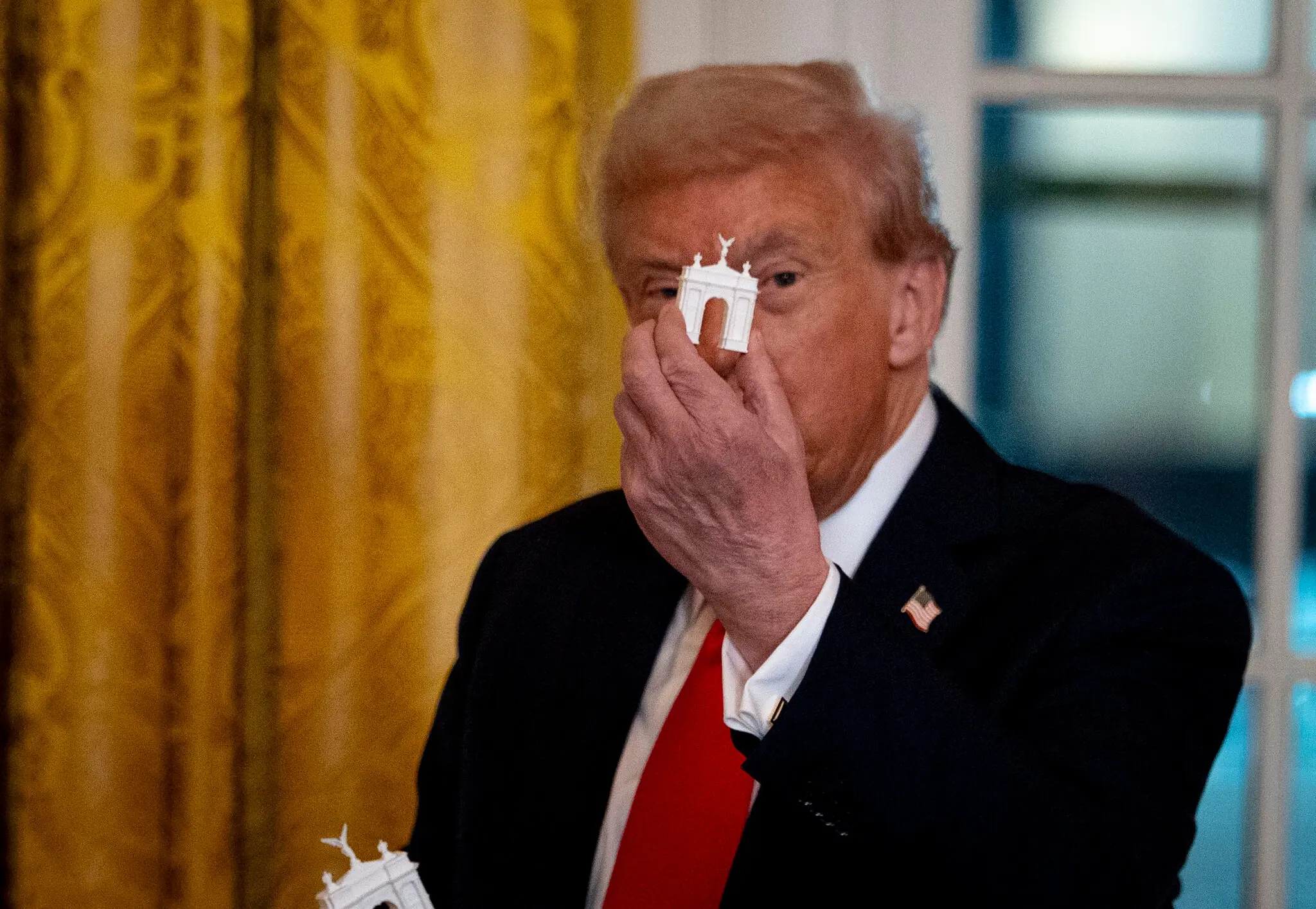 President Trump has demolished the East Wing of the White House to make way for a vast ballroom, and he wants to erect an arch at the entrance to Washington that resembles the Arc de Triomphe.