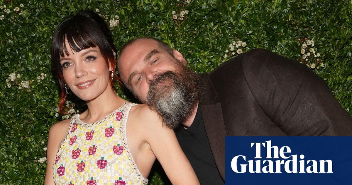 Lily Allen pictured during her marriage to David Harbour