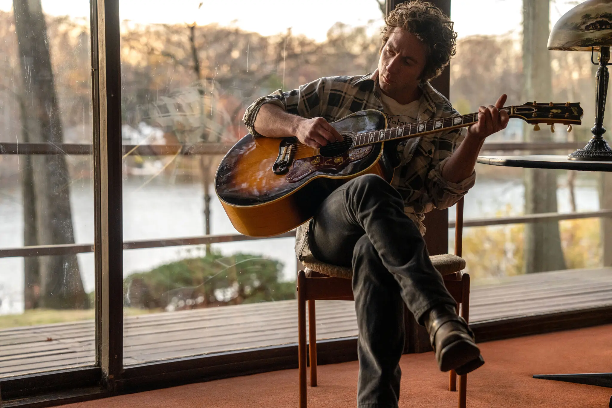 Jeremy Allen White as Bruce Springsteen in “Deliver Me From Nowhere.”
