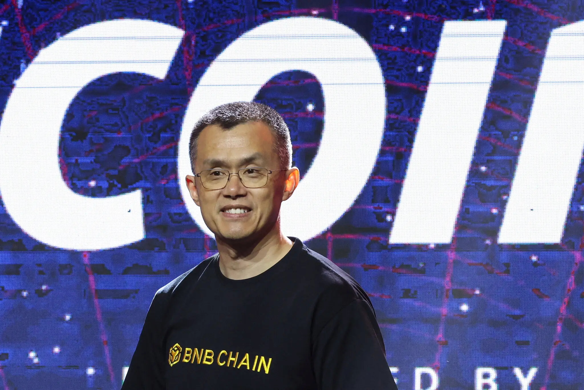Changpeng Zhao, at the Bitcoin Asia conference in Hong Kong in August.