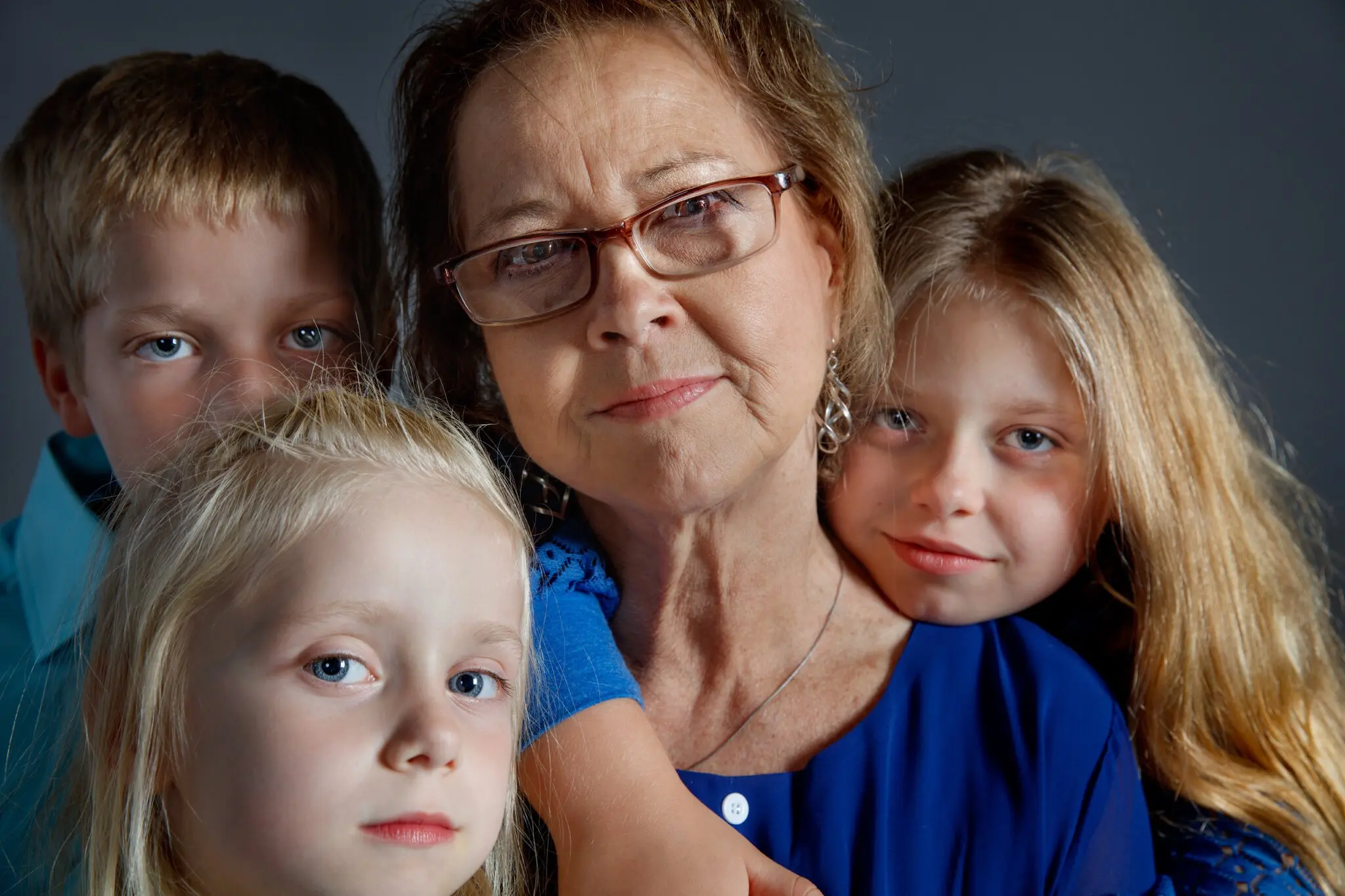 MaryBeth Lewis with three of her children.