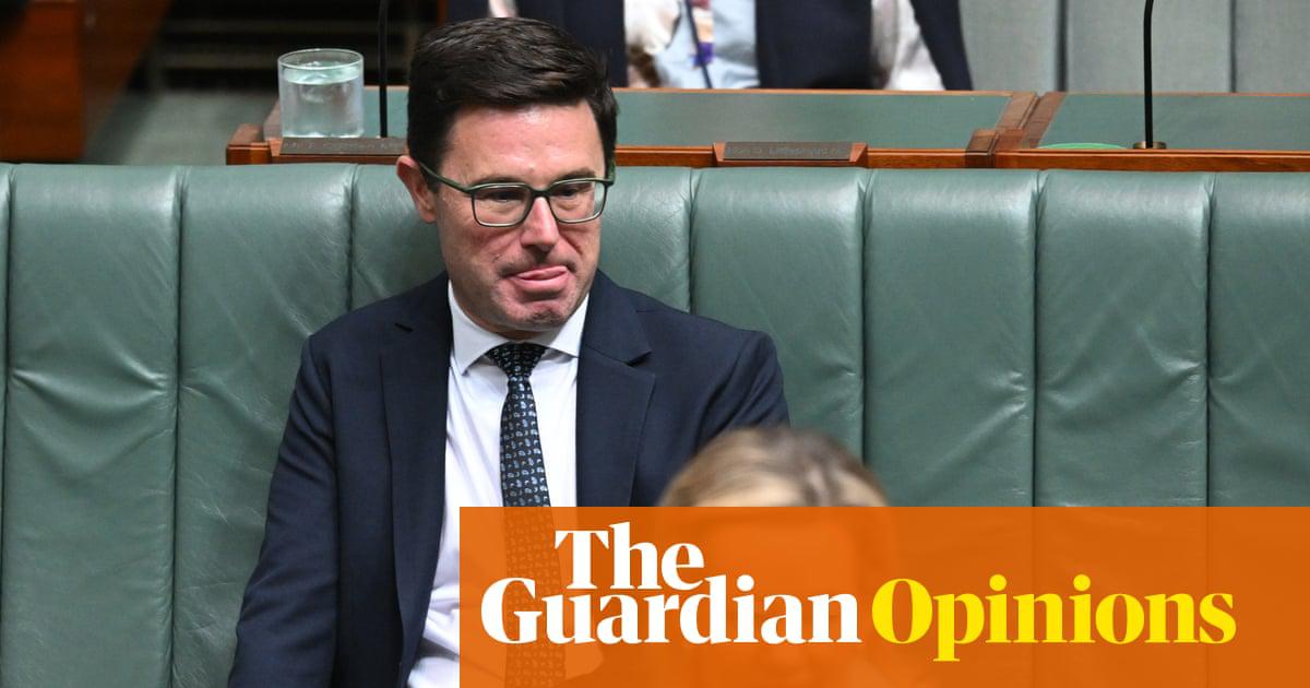 ‘There is a rising chorus of Liberal MPs who would like to see their party follow the Nationals and abandon the net zero emissions target’ … David Littleproud and opposition leader Sussan Ley.