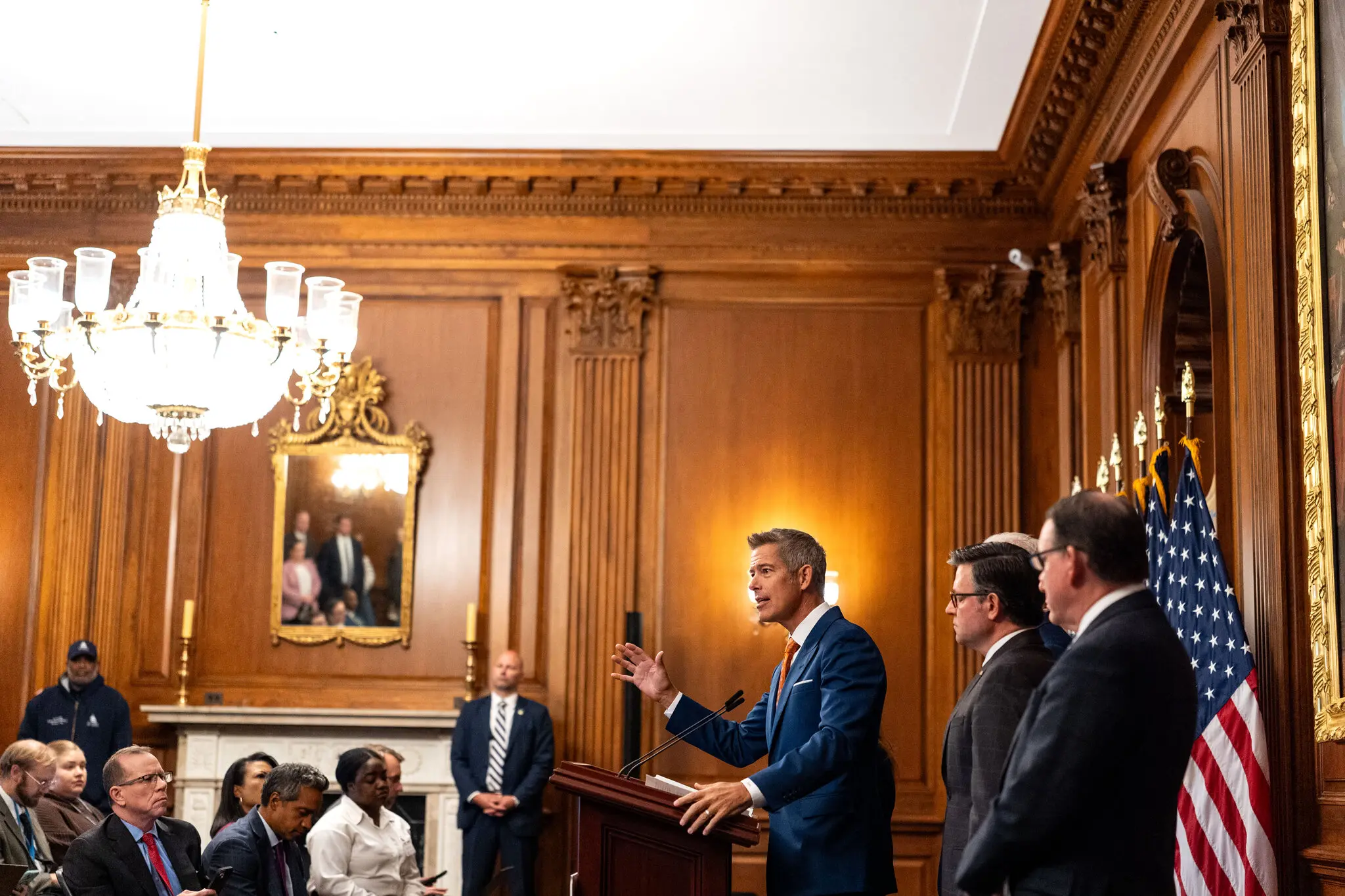Sean Duffy, the transportation secretary, has warned repeatedly of looming disaster in the national airspace because of the shutdown.