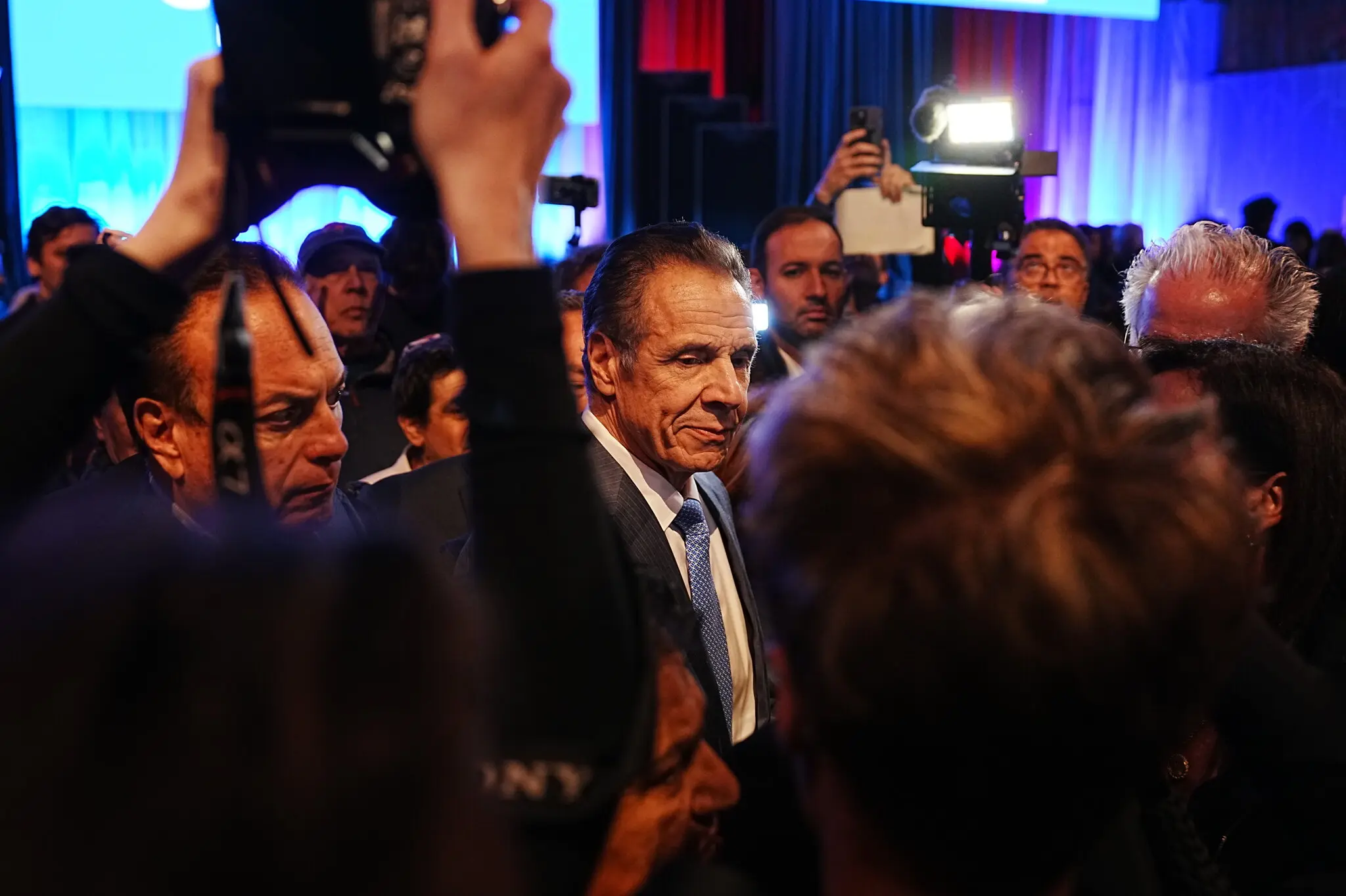 Andrew Cuomo gave a defiant concession speech on Tuesday, congratulating himself for making “it a real race.”