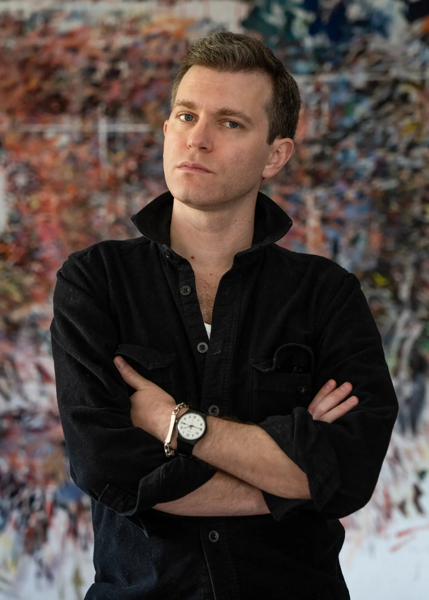 With JPEGs and Oils, Sam McKinniss Paints the 2020s