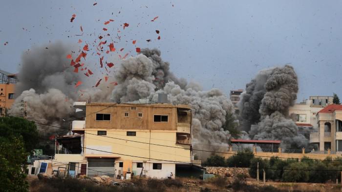 Israel carries out wave of strikes on Lebanon