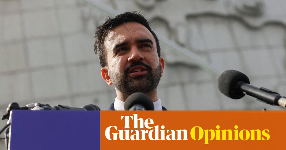 New York City mayor-elect Zohran Mamdani holds a press conference in the Queens, New York City, 5 November 2025.