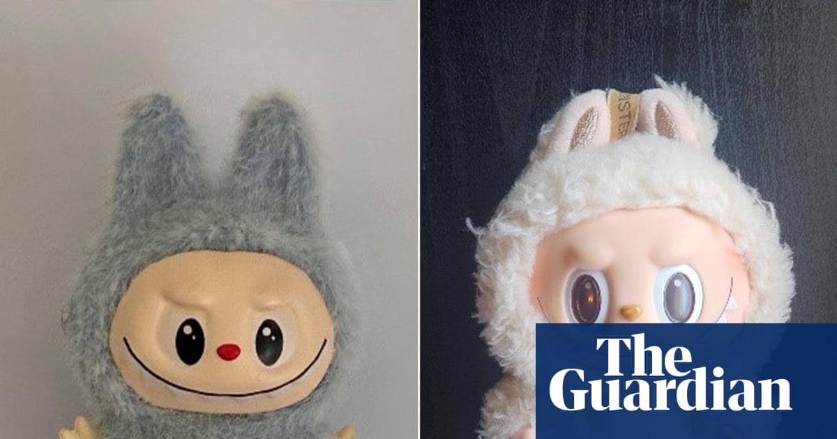 A fake Labubu doll, called a Lafufu, (left) and the real deal (right). The ACCC has issued a safety warning.