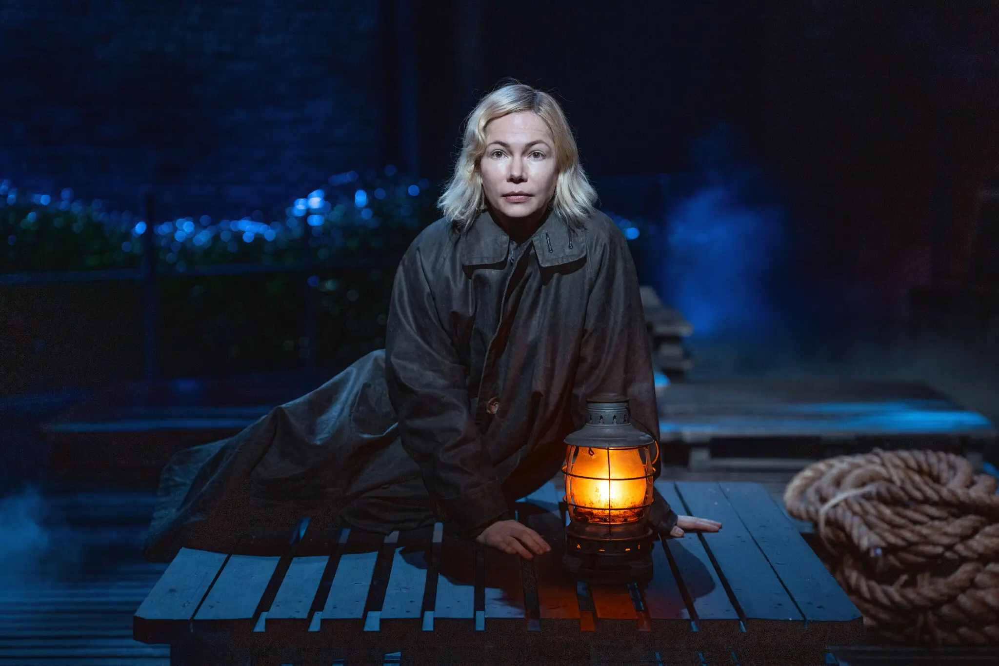 Michelle Williams in the 1921 drama “Anna Christie” at St. Ann’s Warehouse in Brooklyn.