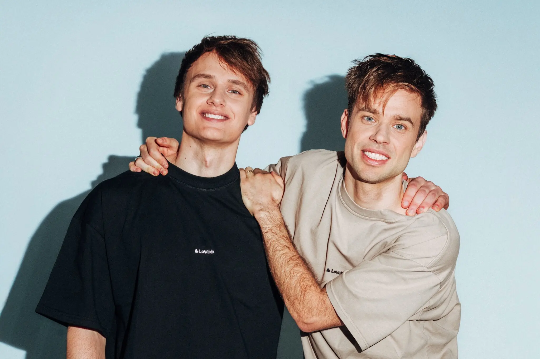 Anton Osika, right, with Fabian Hedin. They have built Lovable into a multibillion-dollar artificial intelligence start-up.