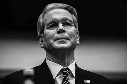 Treasury Secretary Scott Bessent testifies before the House Financial Services Committee on May 7.