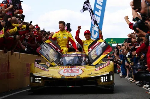 Ferrari celebrates its 24 Hours of Le Mans win in June