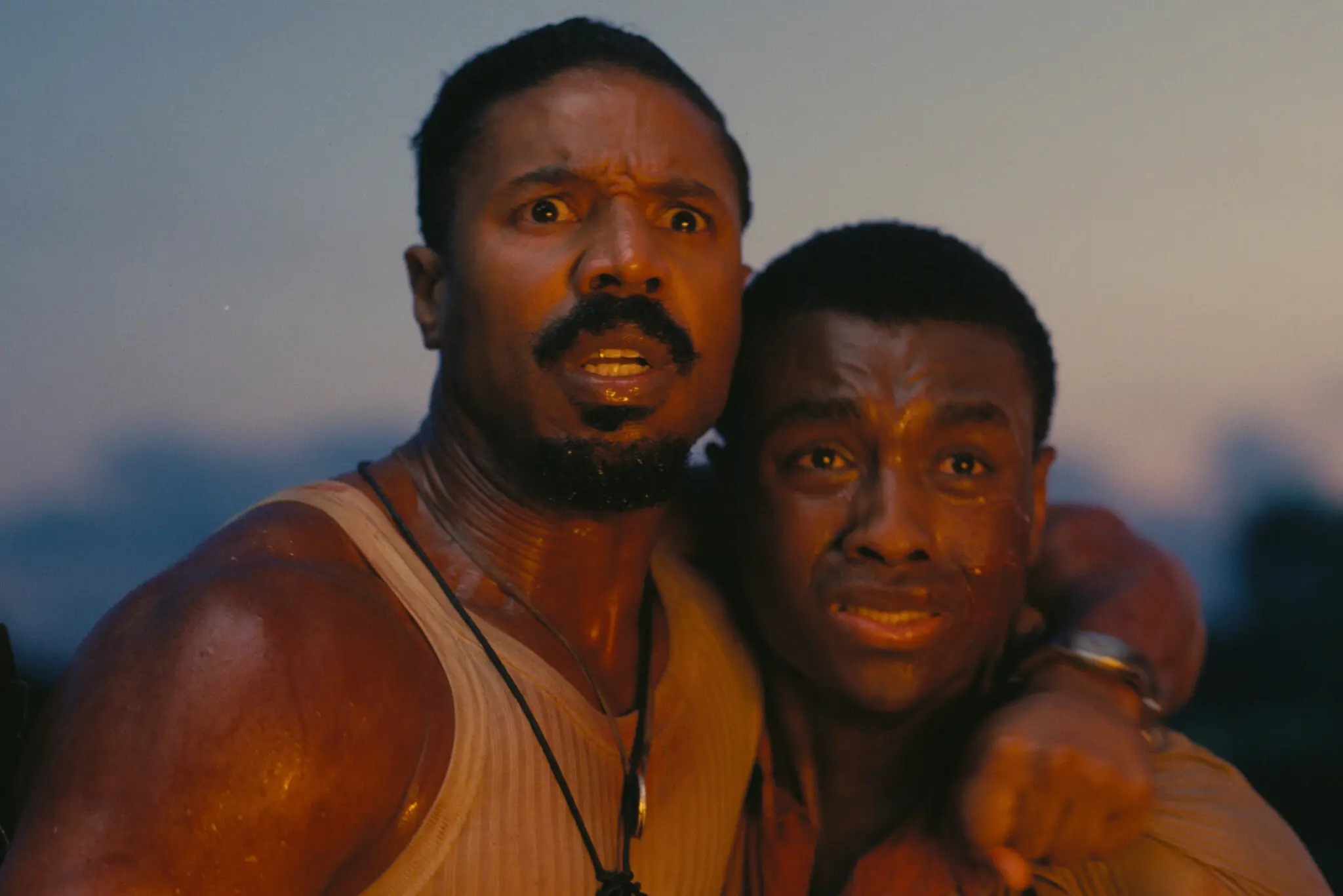 Michael B. Jordan and Miles Caton in “Sinners.”