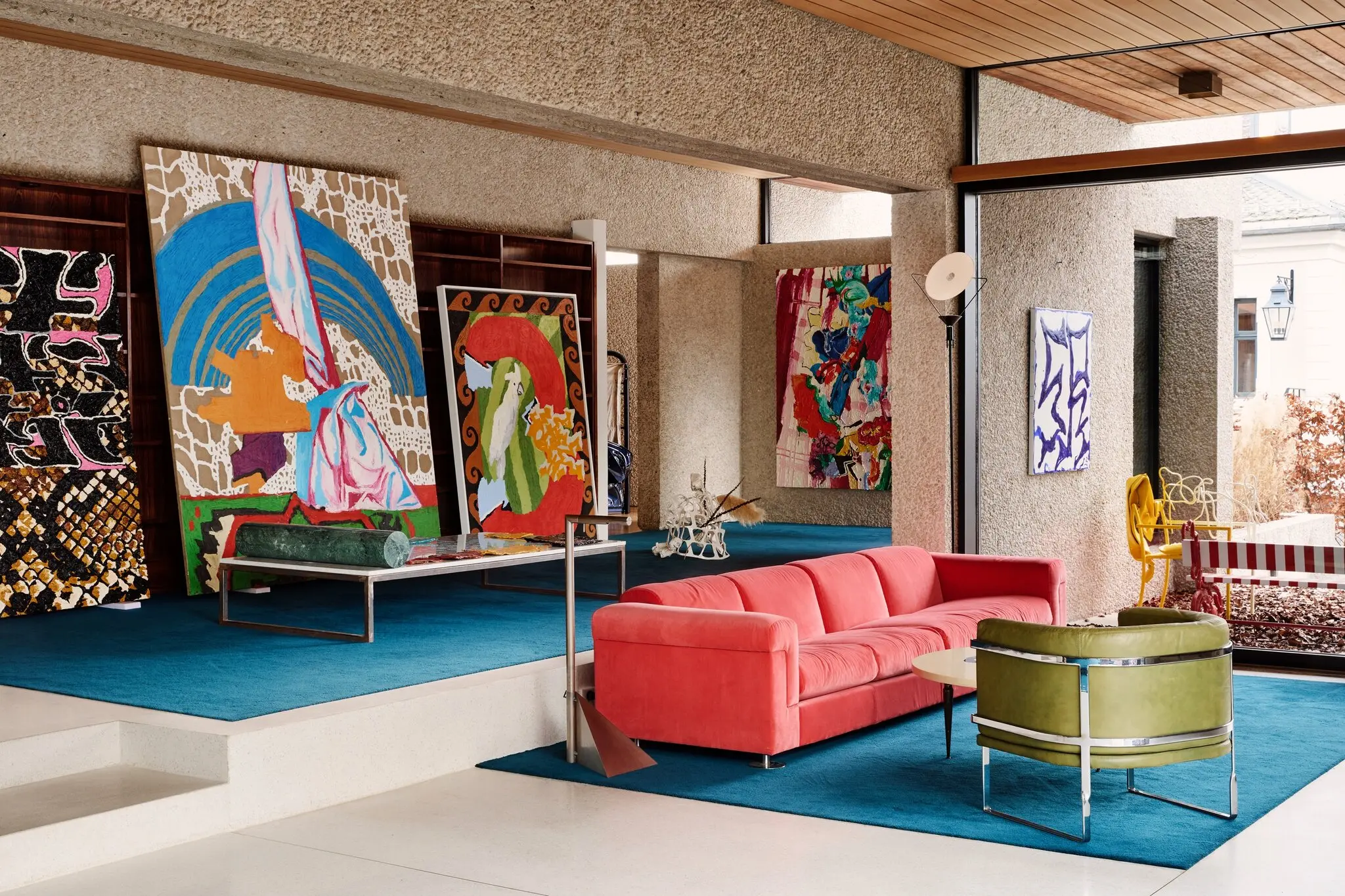 In Oslo, a Concrete Brutalist Villa Where Artists Come to Play