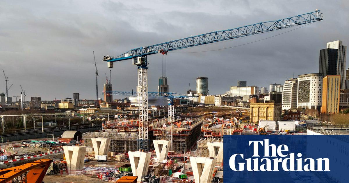 The site of HS2’s Birmingham Curzon Street station in 2024.