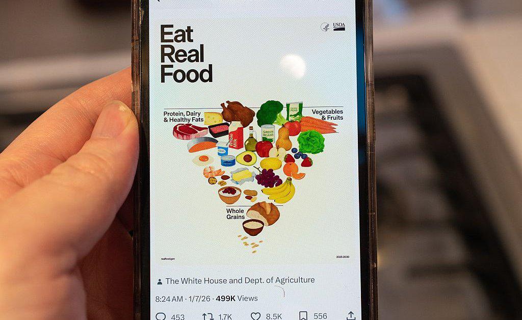 The Trump Administration unveiled a new food pyramid that prioritizes protein, dairy, healthy fats, vegetables, and fruits.