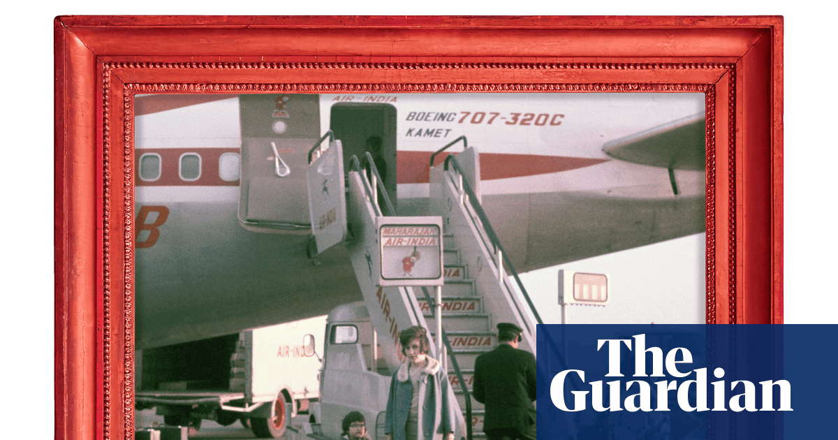 Anita with her mother, about to board their flight to Kolkata.