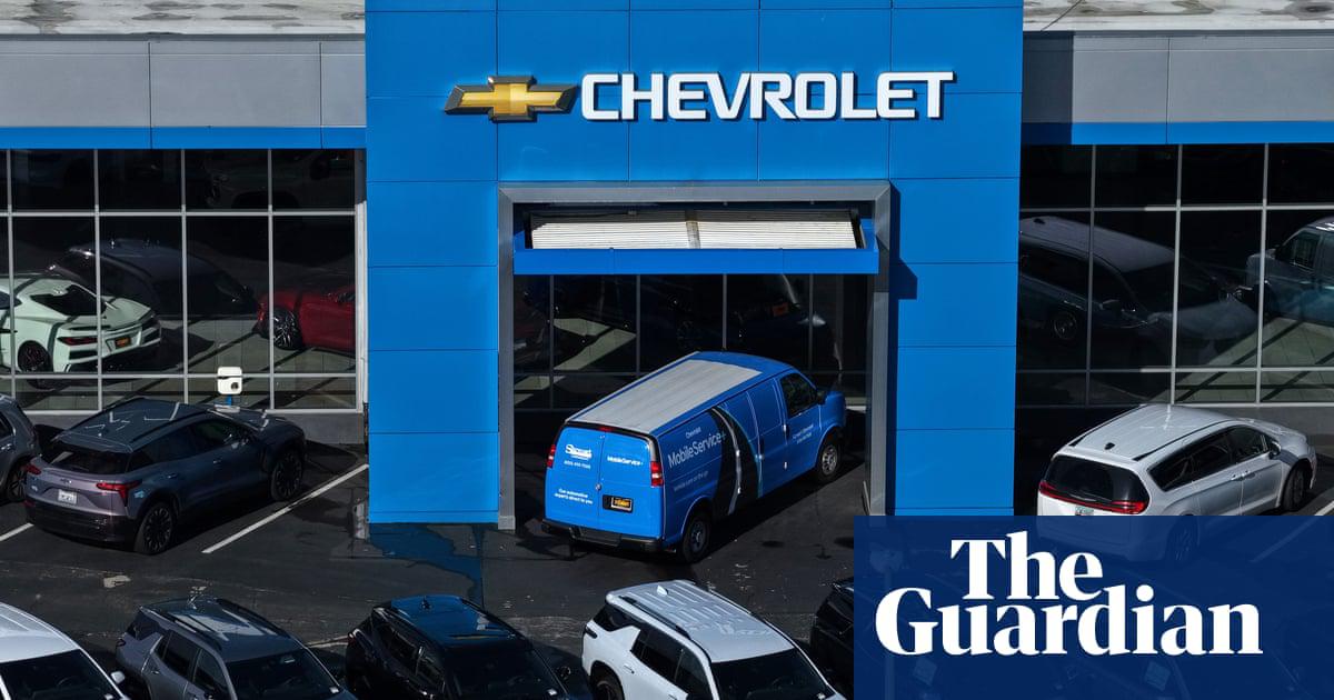A Chevrolet dealership on 6 January 2026 in Colma, California.