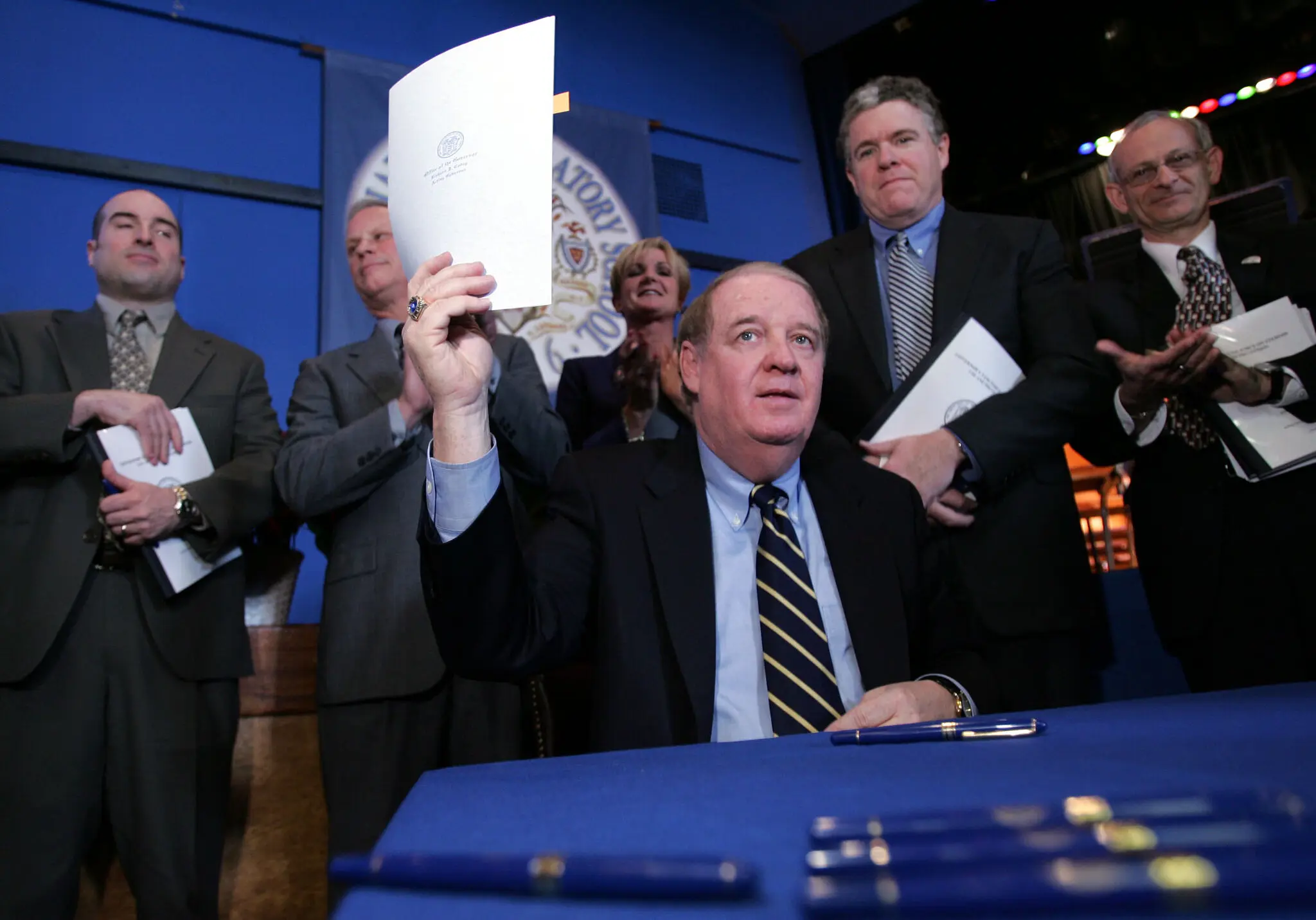 Richard Codey was the 53rd governor of New Jersey and regularly served as acting governor in the early 2000s.