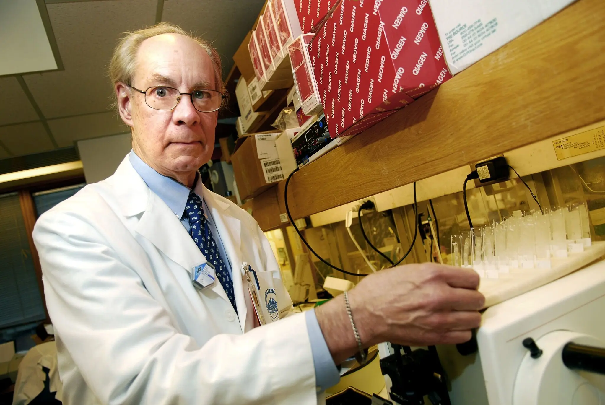 Joel Habener in 2007. His discovery of GLP-1, in 1987, came about almost by accident. “It was a eureka moment,” he said, “which rarely happens in science.”