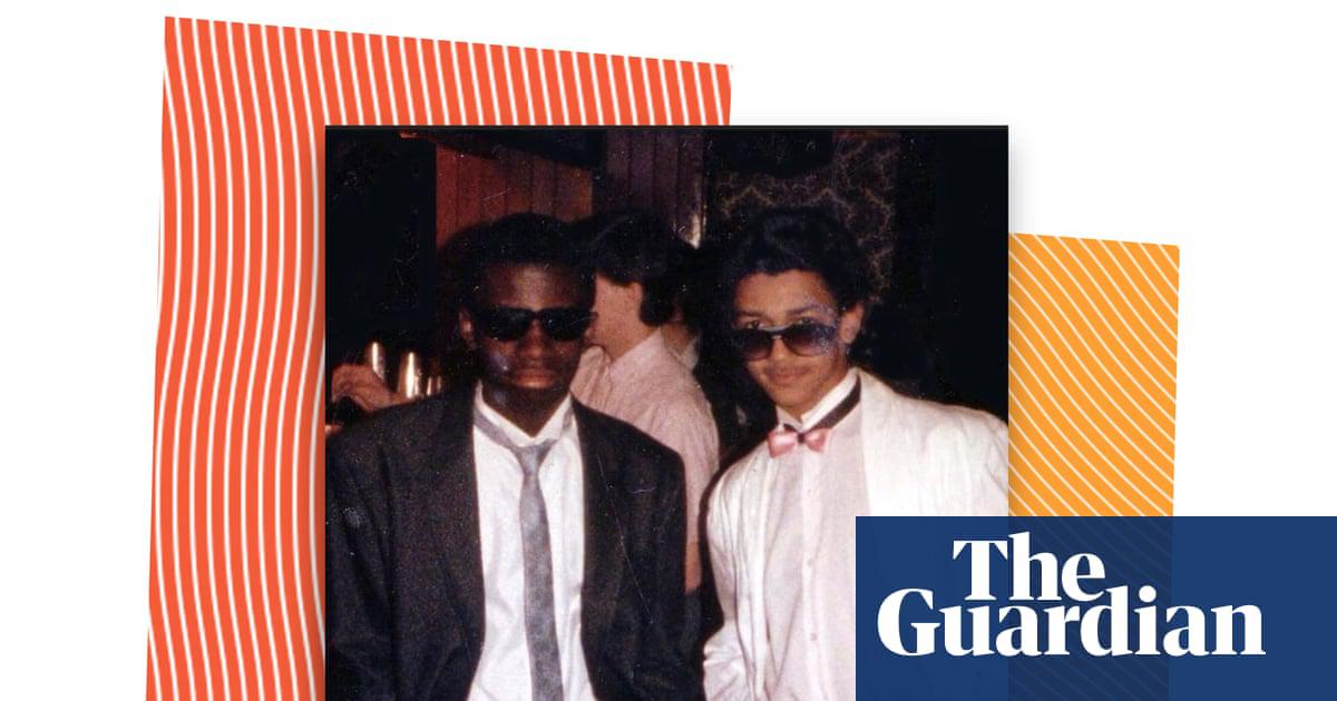 Maurice Mcleod (left) with his friend Paul in London in the mid-1980s.