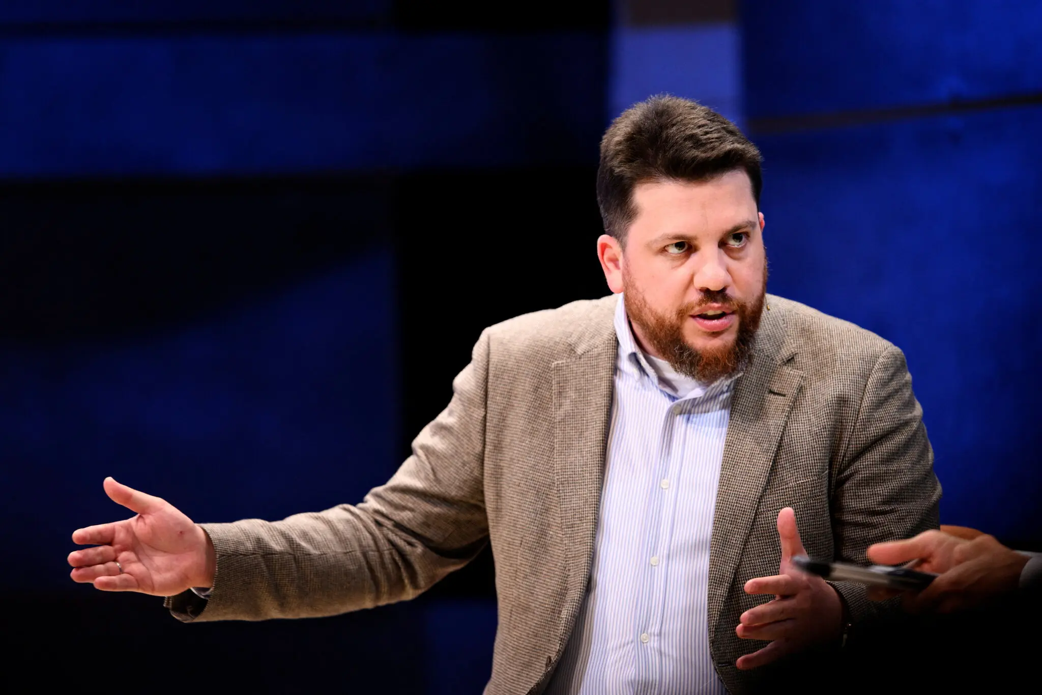 Officials in Lithuania, where Leonid Volkov, a Russian dissident, has lived for years, have called for his expulsion after comments criticizing Ukrainian officials were leaked.