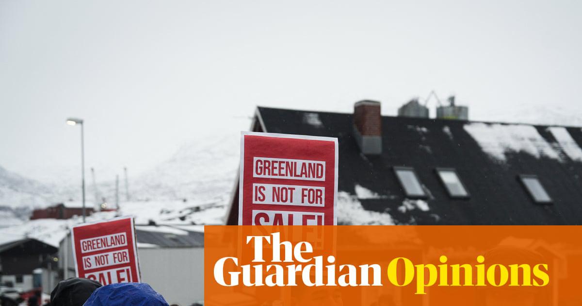 Protests near the US consulate in Nuuk, Greenland, against the US president’s attempt take the territory, 17 January 2026.