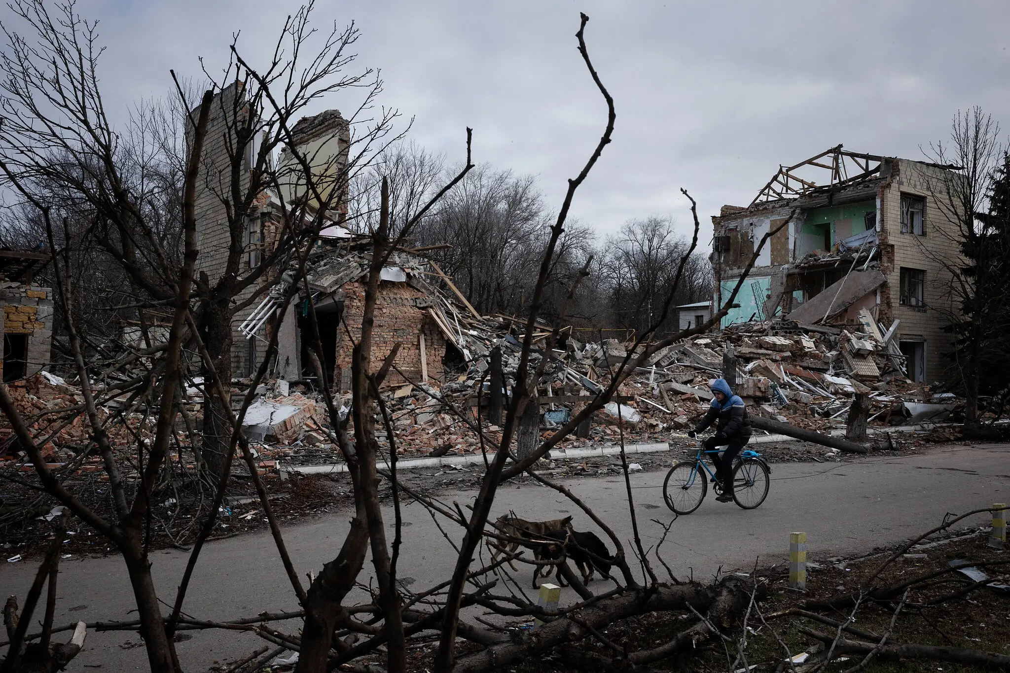 Mezhova, in eastern Ukraine, in December. Ukrainian officials have likened their country’s recovery blueprint to the Marshall Plan, the U.S.-funded project to rebuild Europe after World War II.