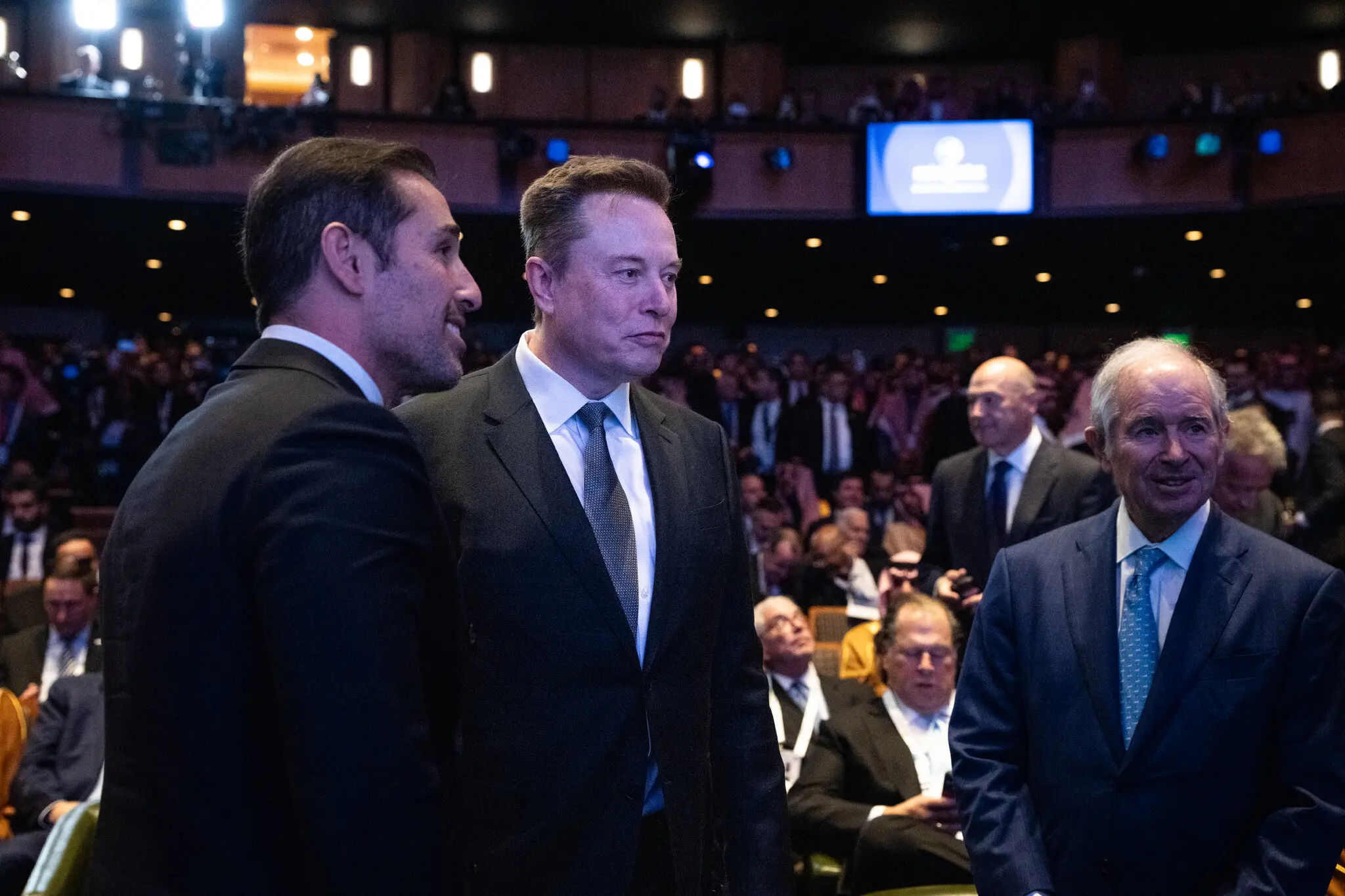 Elon Musk at the Kennedy Center in November. After his falling out with President Trump last year, he has inched back toward the Republican fold.