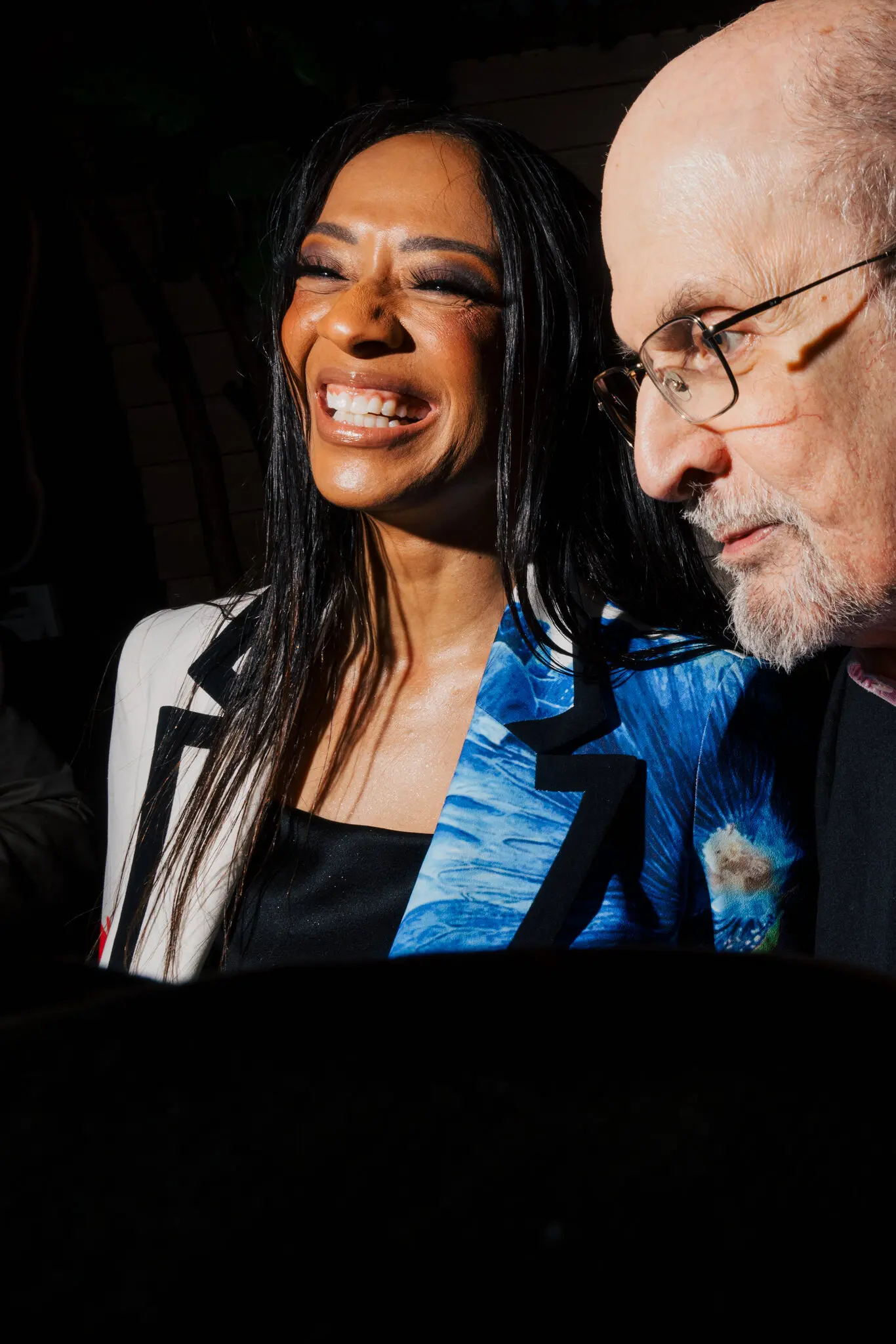 Rachel Eliza Griffiths and her husband, Salman Rushdie, in 2024.