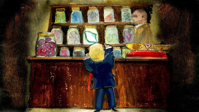 So you tried to buy a country . . .