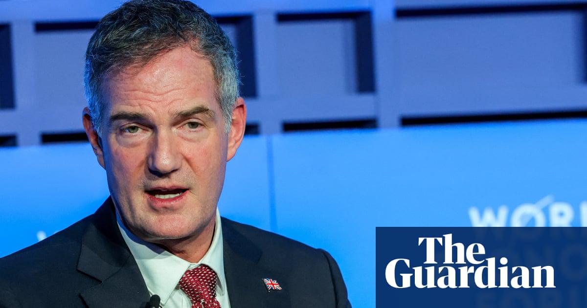 ‘I am betting big,’ said Peter Kyle at the annual World Economic Forum in Davos, Switzerland.