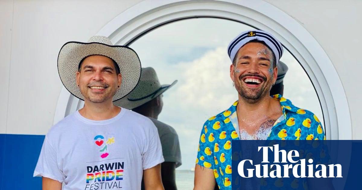 ‘I remember the other performers looking at me and saying: where did you come from? You make such a cute couple’: Ben Graetz and Dion Padan at a boat party in Darwin in 2020