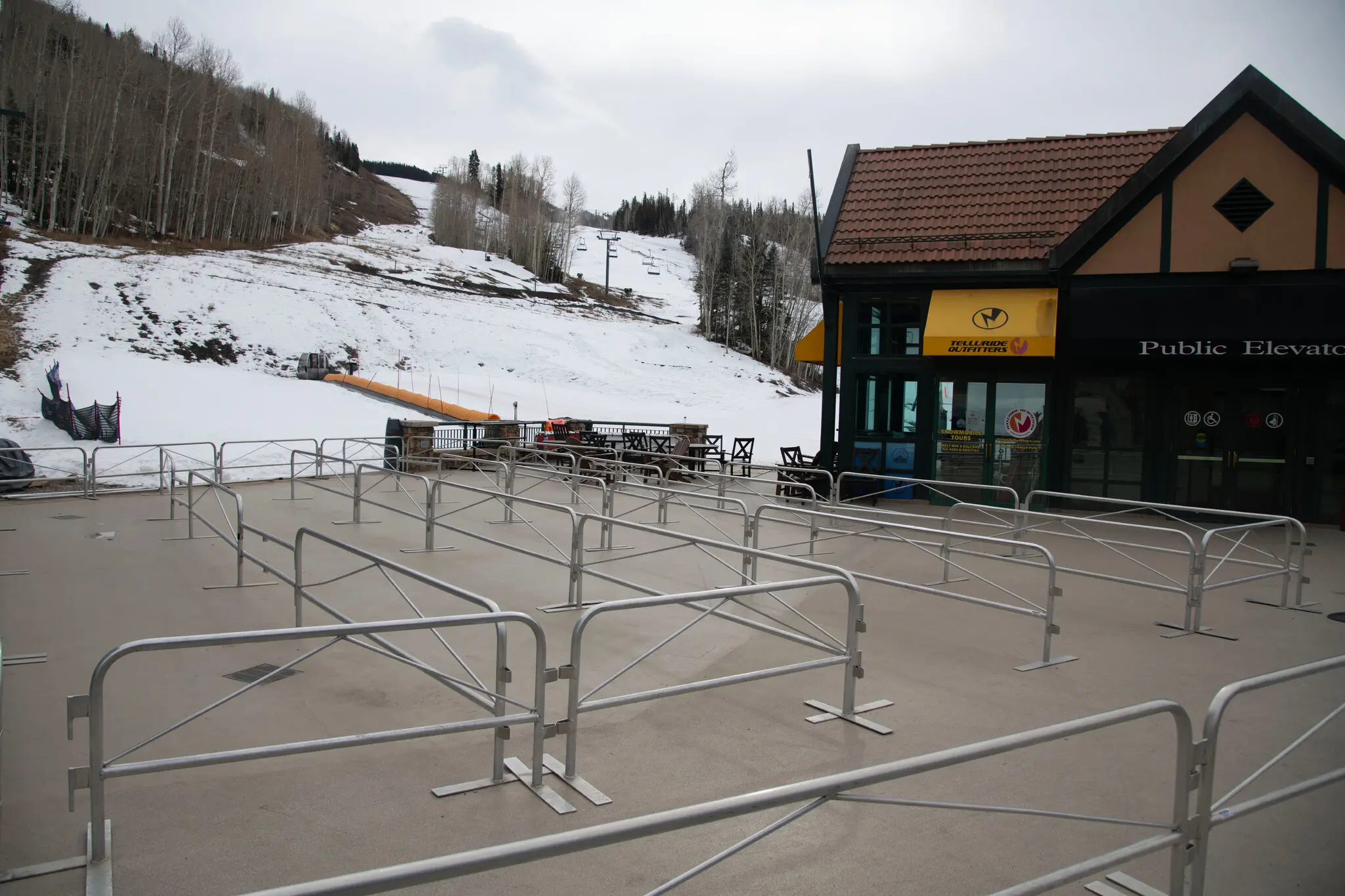 Telluride, in western Colorado, closed for nearly two weeks this winter because of a strike by its ski patrollers. The ski area has also been hurt by a lack of snow.