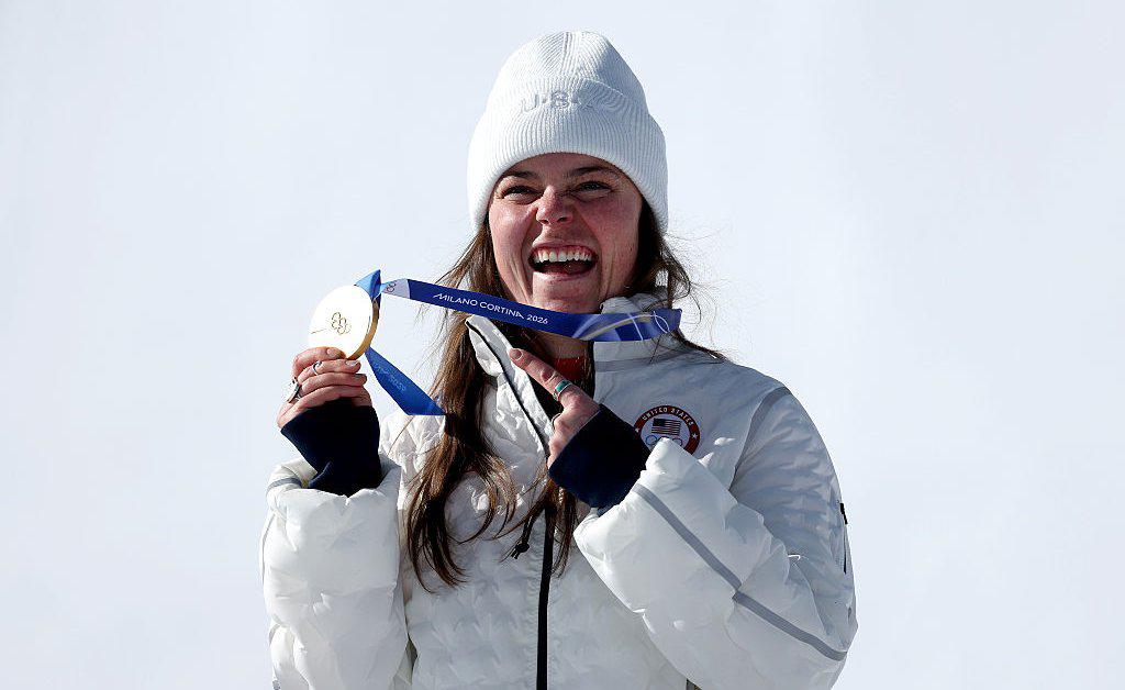 She's the first American to win the women's downhill since Lindsey Vonn in 2010