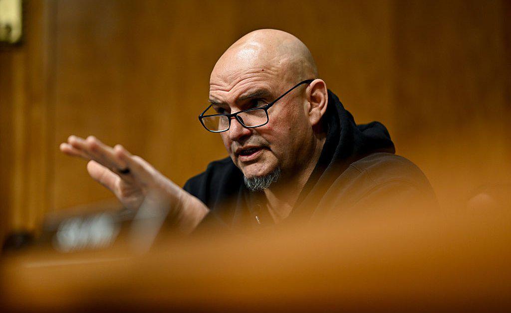 With a shutdown of DHS fast approaching, Sen. John Fetterman joined Republicans in voting to advance a bill to fund it.