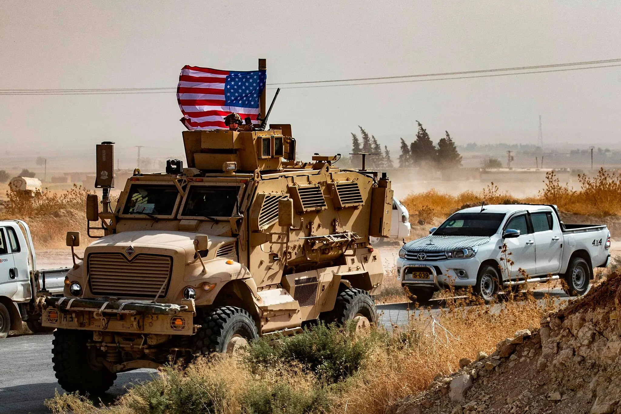American troops in Syria in 2019.