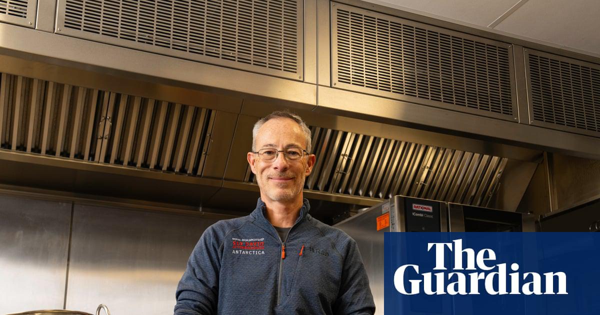 ‘As the staff are mostly British, we cook a roast every Sunday’: Olivier Hubert in the British Antarctic Survey’s HQ in Cambridge.