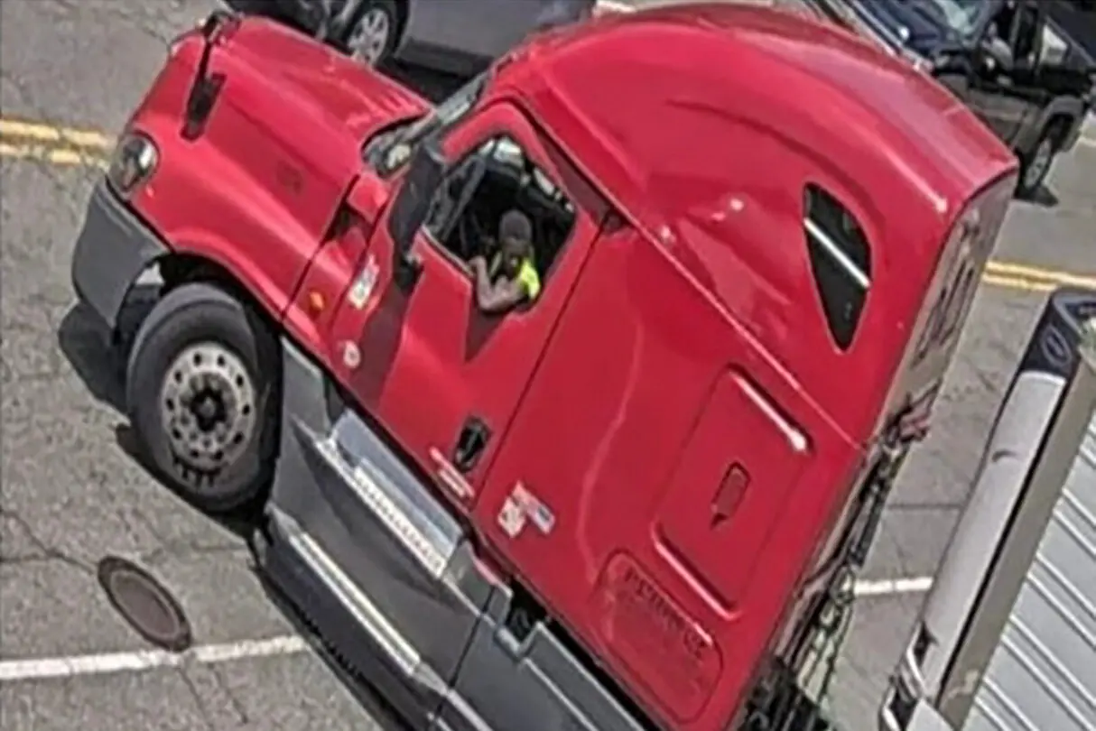 Romoy Forbes, seen in surveillance footage outside a warehouse in Worcester, Mass., where prosecutors said that he stole nearly 34,000 pound of snow crab.