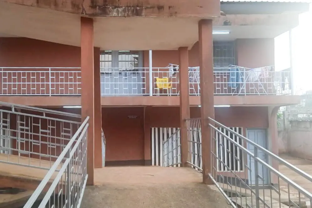 The compound where deportees from the United States were being held in Yaoundé, Cameroon.