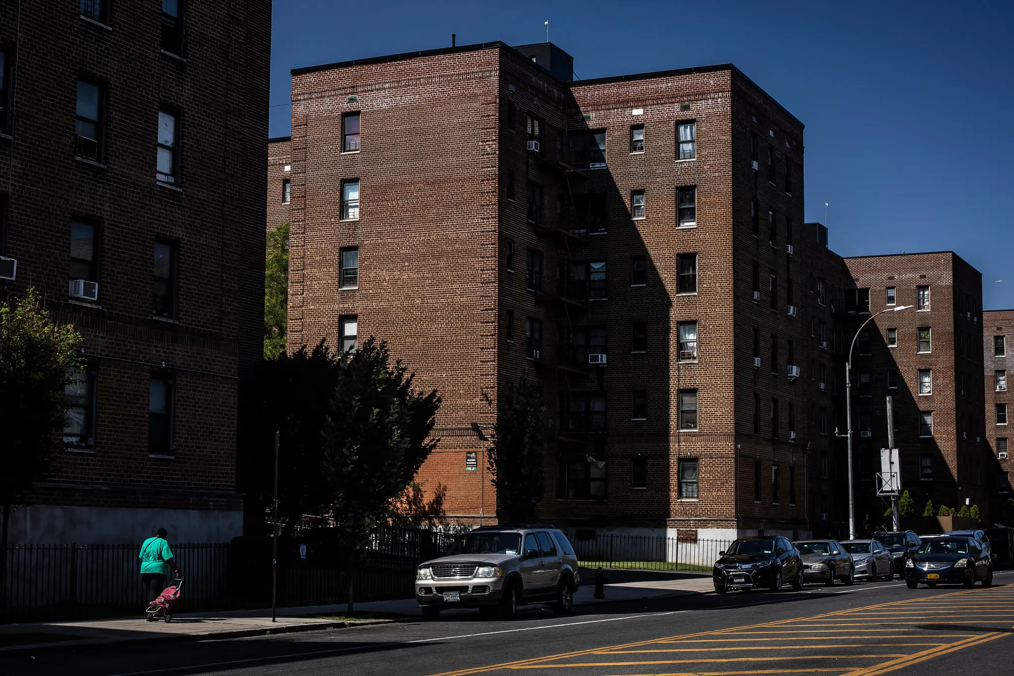 A public housing complex in New York City.