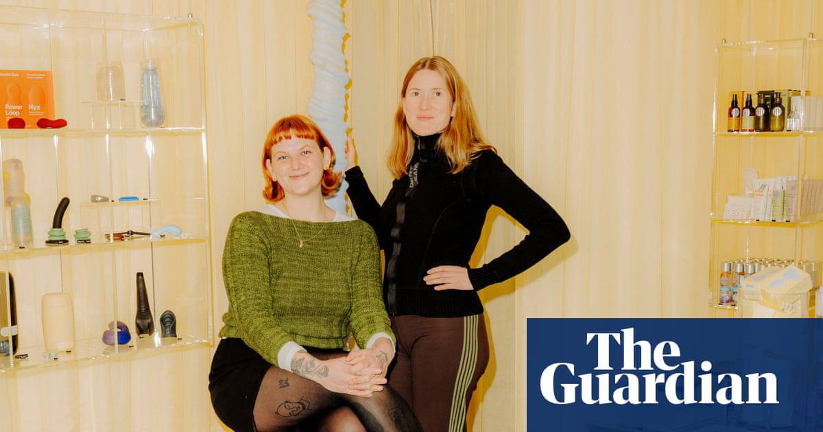 Kathrine Graa (left) and Clara Filippa Andersen, co-owners of Peech, an adult entertainment store in Copenhagen.
