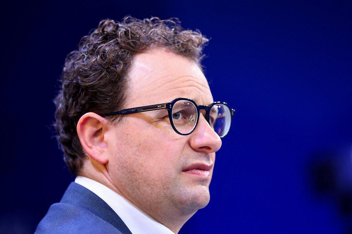 CEO and co-founder of Anthropic Dario Amodei looks on during the 56th annual World Economic Forum meeting in Davos, Switzerland, Jan. 20, 2026.