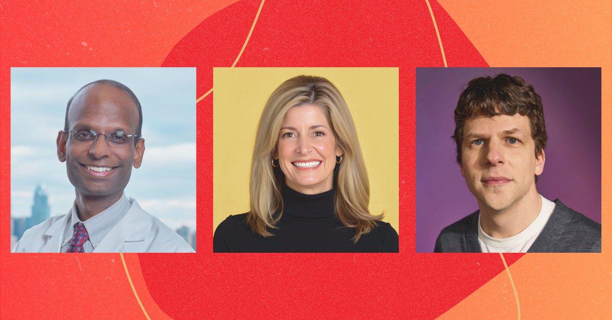 Dr. Kiran Musunuru, Kerry Burnight, Jesse Eisenberg toasted to funding research, reimagining aging, and spreading altruism.